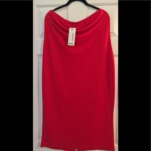 tube top dress it’s red brand new tube top dress.